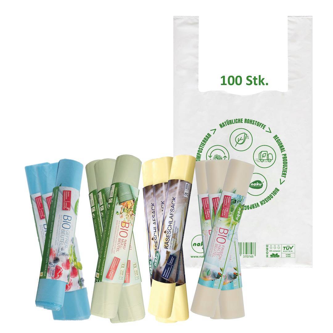 NaKu Haushaltspaket mit Biosackerl/Biotüten