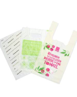 Individuell bedruckte Biosackerl