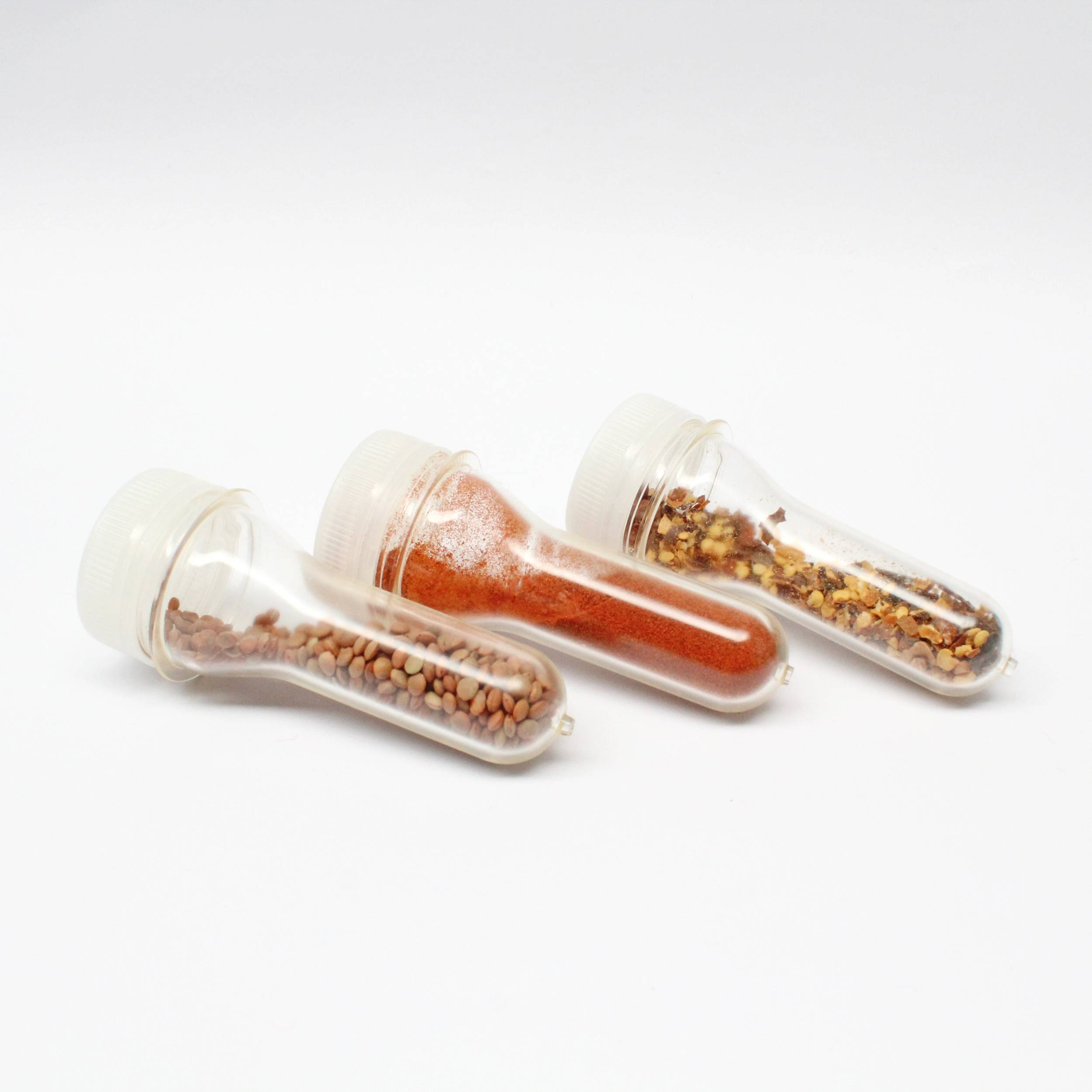 Bio-Reagenzglas/Bio-Proberöhrchen HD aus PLA/Biokunststoff liegend