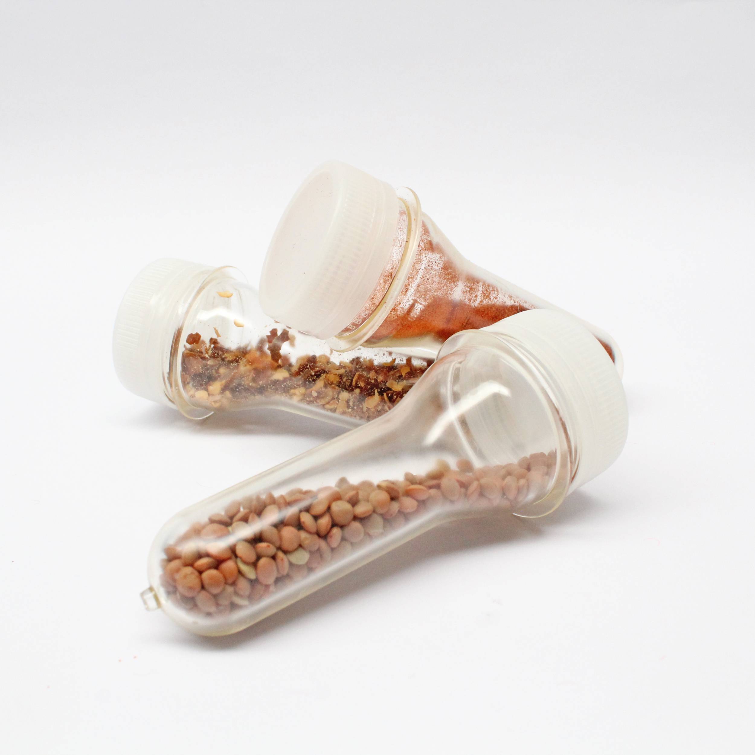 Bio-Reagenzglas/Bio-Proberöhrchen HD aus PLA/Biokunststoff mit Füllung