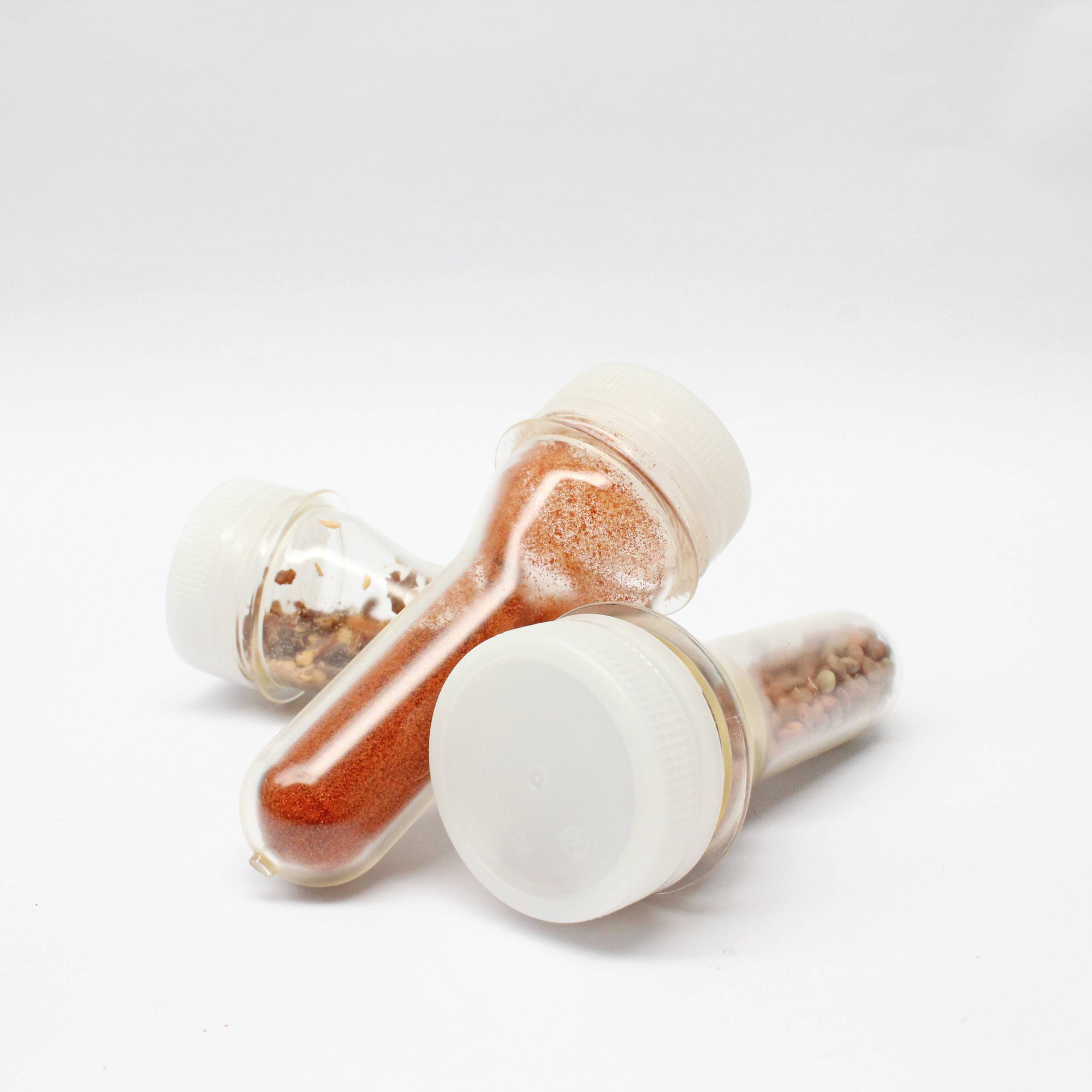 Bio-Reagenzglas/Bio-Proberöhrchen HD aus PLA/Biokunststoff 3 Röhrchen