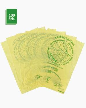 Naku Käseschlafsack - Käsebeutel aus Maisstärke 100er Pack für die Käsetheke aufgelegt